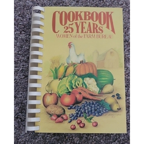 Other - Vtg 1981 Cookbook 25 Years Women of the Farm Bureau Madison County Farm Cookbook
